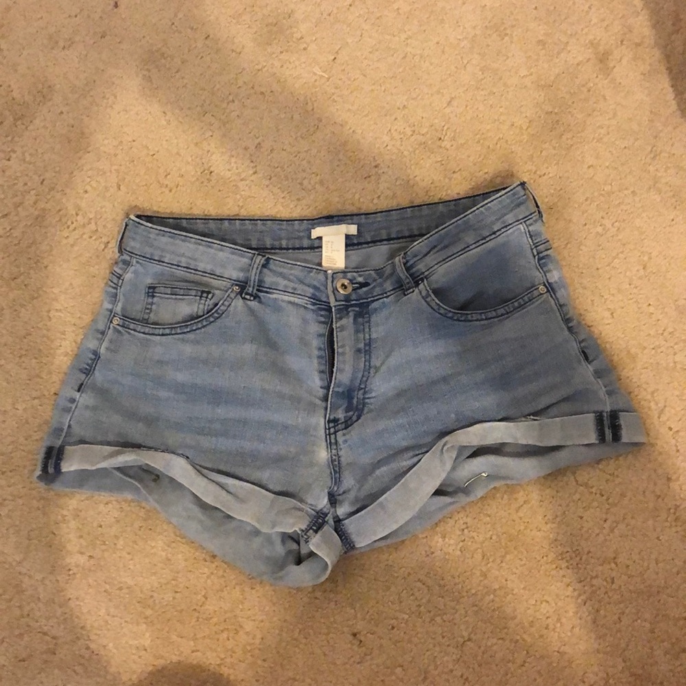 denim shorts